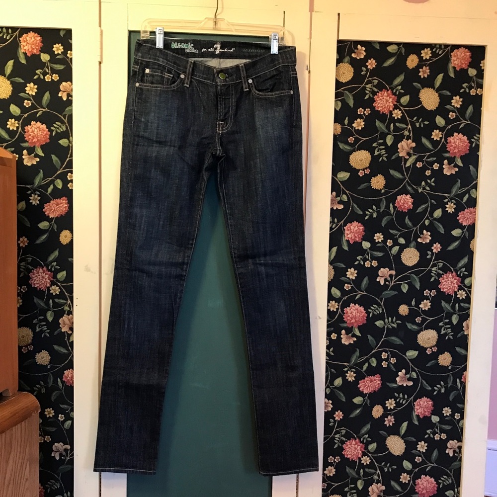 7 For All Mankind - Organic Denim Jeans - Size 28